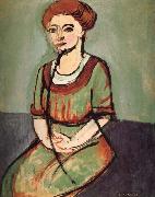 Henri Matisse Olga portrait oil painting artist